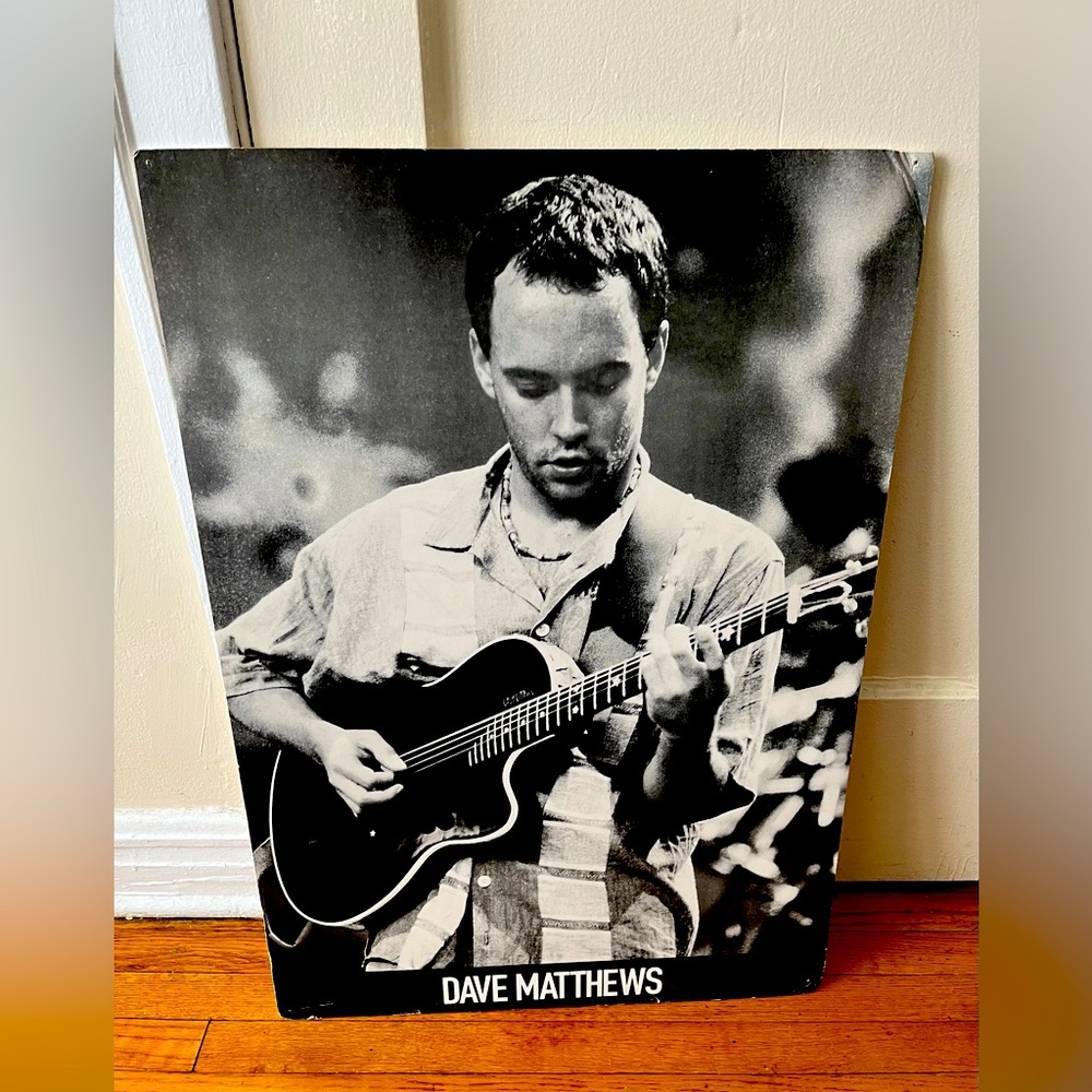 Dave Matthew’s Dry Mounted Poster